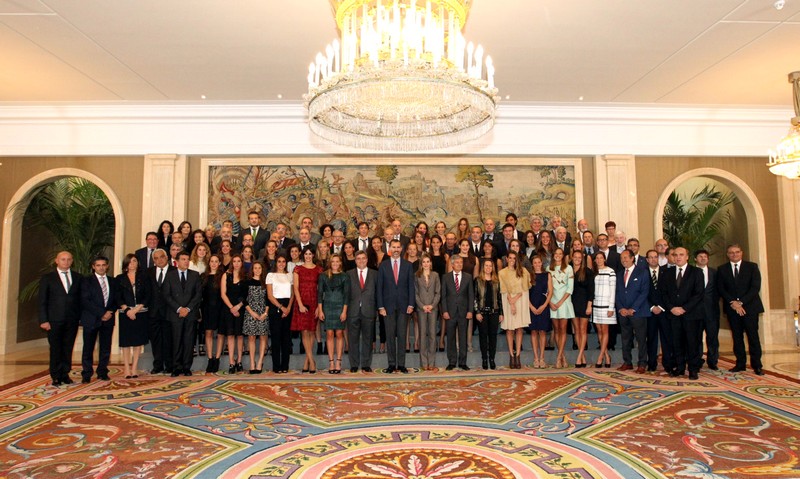 Los Reyes de Espa&ntilde;a reciben a todos los presidentes de las federaciones territoriales